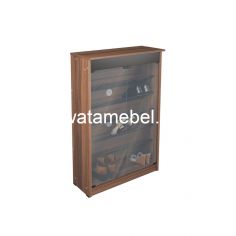 Shoes Cabinet Size 80 - Orbitrend RS-1281 / French Walnut